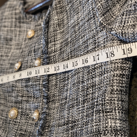 Maeve Double-Breasted Tweed Jacket Anthropologie (10) - Picture 5 of 16